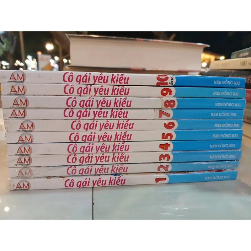 TRỌN BỘ 10 TẬP TRUYỆN CÔ GÁI YÊU KIỀU - HWANG MIRI 1005964