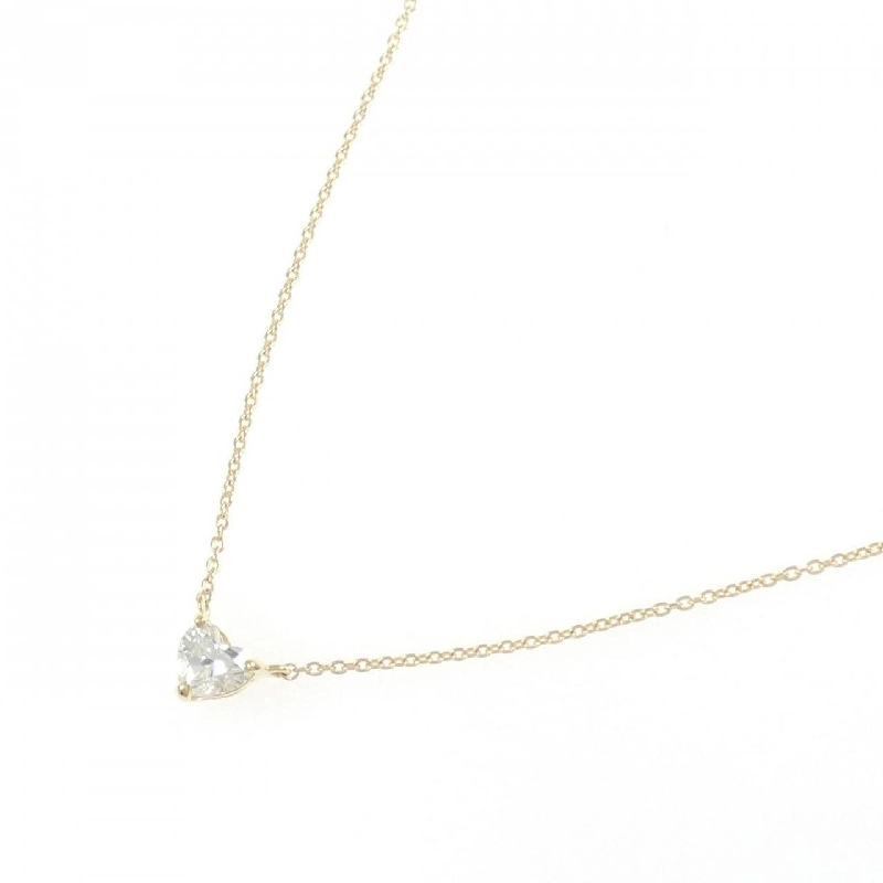 Dây chuyền kim cương K18YG 0.323CT H SI1 hình trái tim - Hàng hiệu Authentic 874188