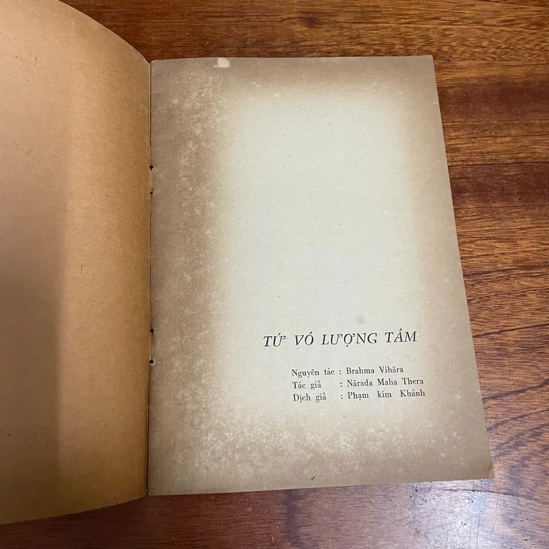 [Sách Xưa] - II Tựa sách: Tứ Vô Lượng Tâm - BRAHMA VIHARA- NARADA _ Maha Thera - 1970 494929