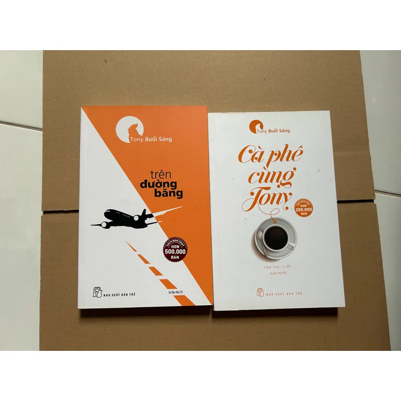 Combo 2 quyển Tony buổi sáng: trên đường băng + cà phê cùng tony 604892