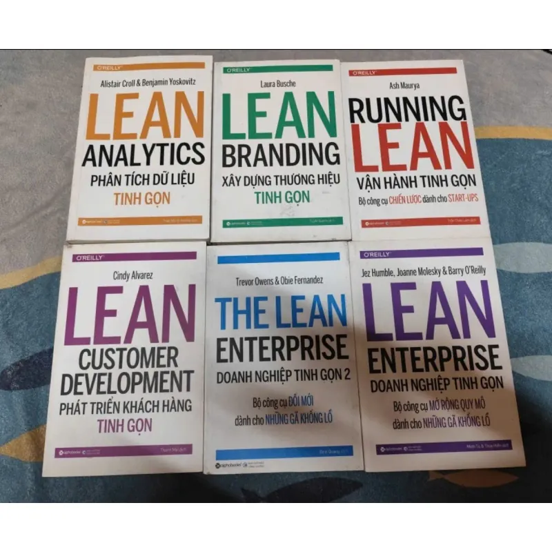  COMBO 6 CUÔN SÁCH LEAN - TINH GỌN CỦA O'REILLY 935377