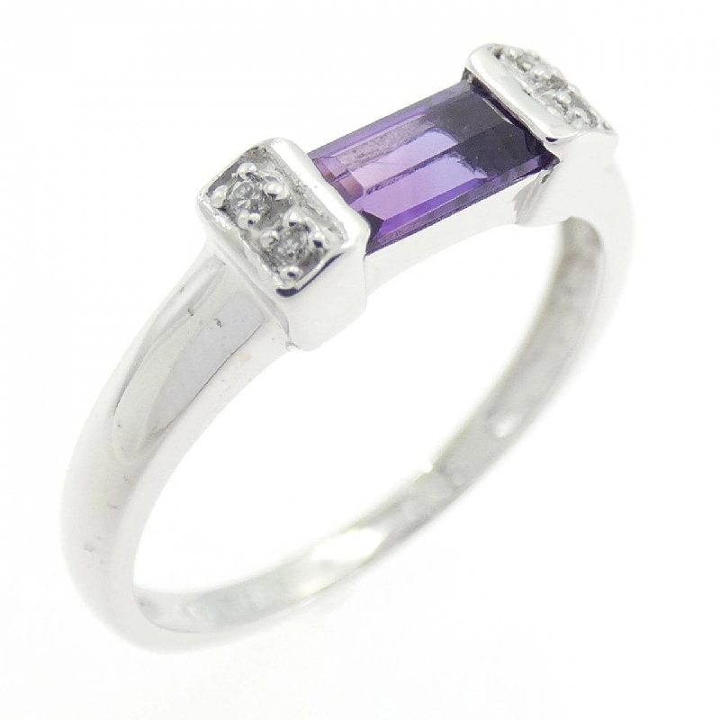 Nhẫn Amethyst K18WG 668262