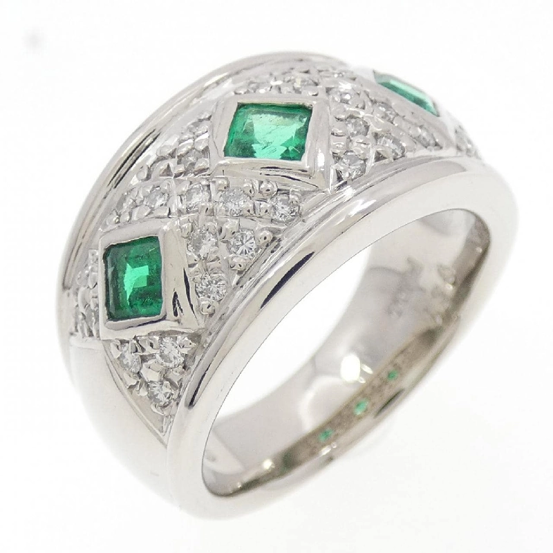 Nhẫn Emerald PT900 0.51CT - Hàng hiệu Chính hãng 848655
