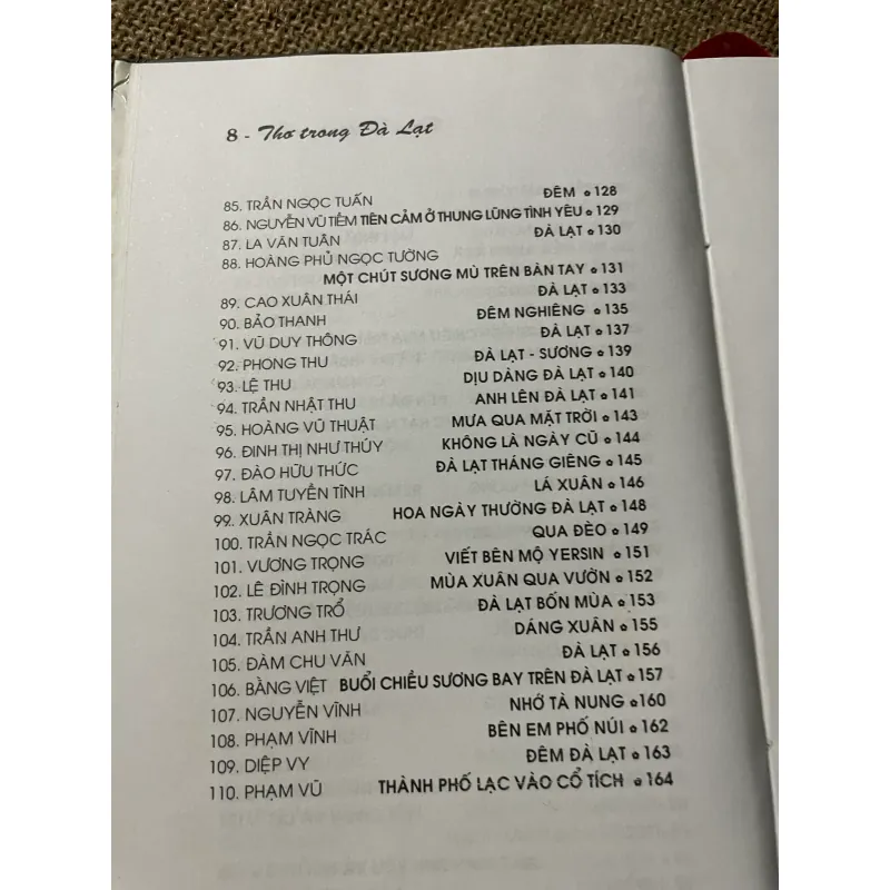 thơ về Đà Lạt: Đà Lạt trong thơ, Thơ trong Đà Lạt- bìa cứng 573708