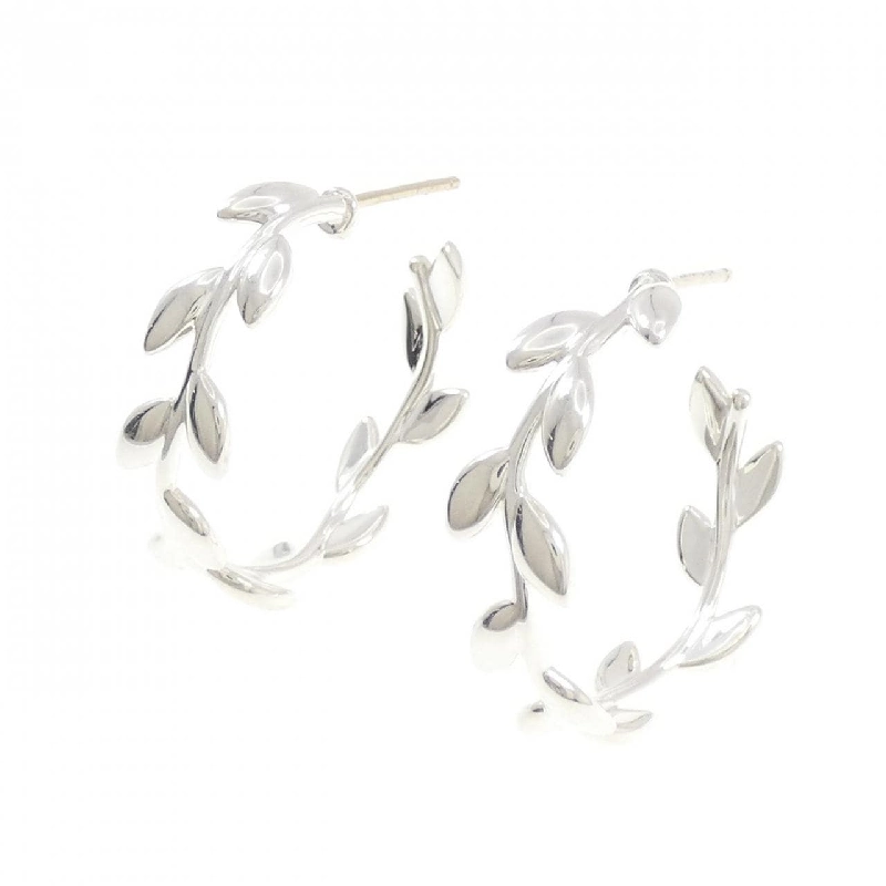Bông tai hình lá ô liu Tiffany - Hàng hiệu Authentic 847340