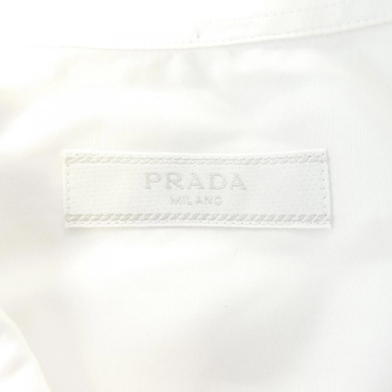 Áo sơ mi ngắn tay PRADA với logo tam giác UCS503 SOOO 1XV2 - Hàng hiệu Chính hãng 897172