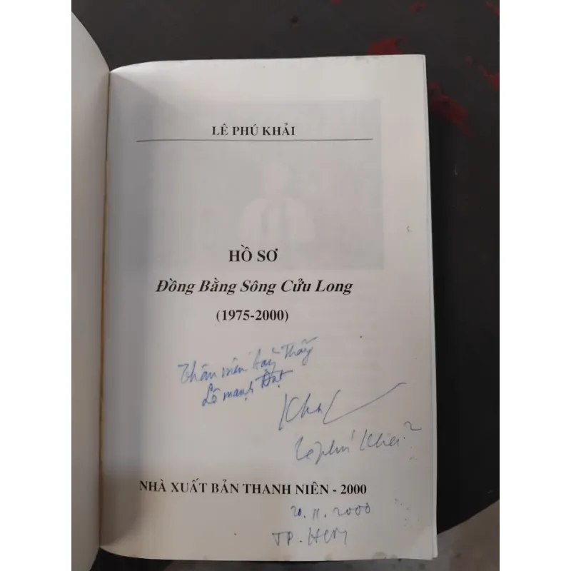 Hồ sơ đồng bằng sông Cửu Long của Lê Phú Khải  1032005