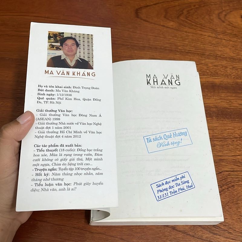 II Tiểu Thuyết: Một Mình Một Ngựa - Ma Văn Kháng - 2017 498622