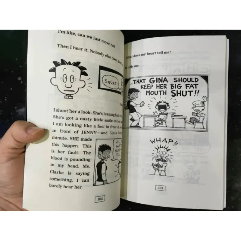 Truyện đen trắng - big nate 8 cuốn tặng kèm file nghe 946662