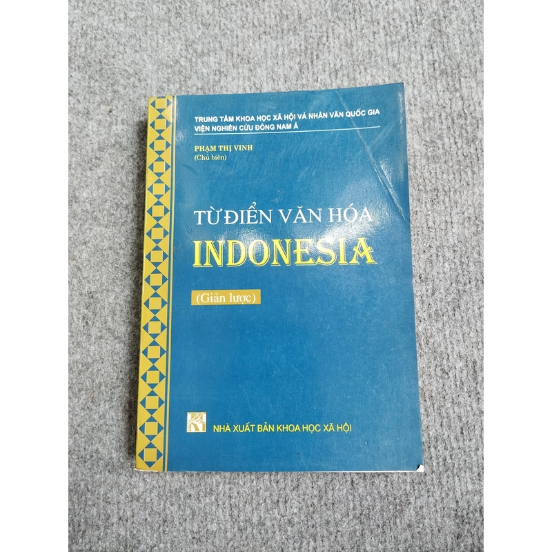 TỪ ĐIỂN VĂN HÓA INDONESIA (GIẢN LƯỢC) 533402