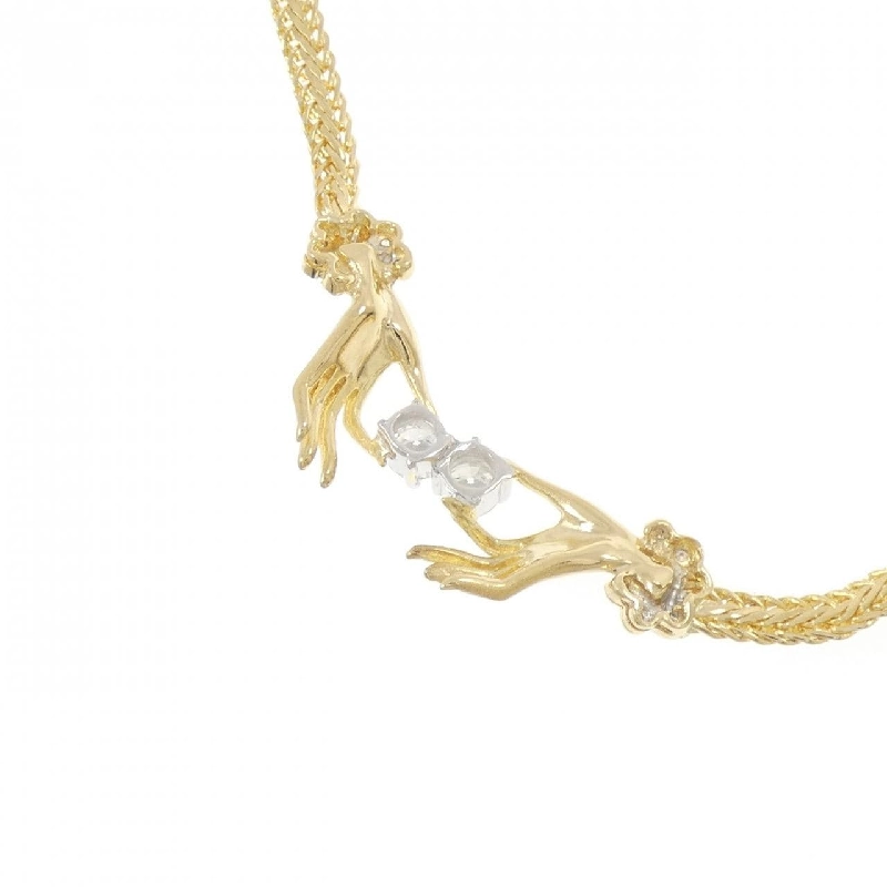 Dây chuyền kim cương 750YG/750WG - Hàng hiệu Chính hãng 861301