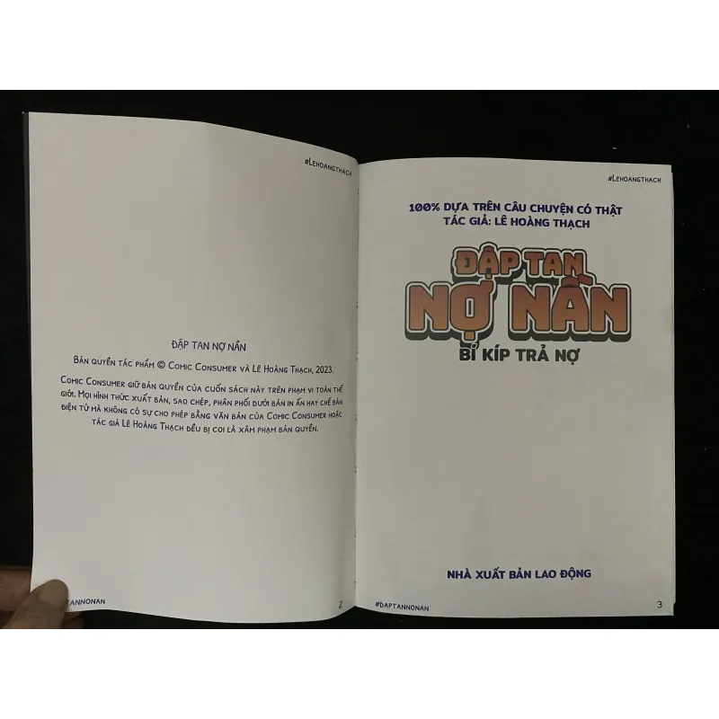 Đập tan nợ nần - Bí kíp trả nợ.  -Lê Hoàng Thạc 1029257