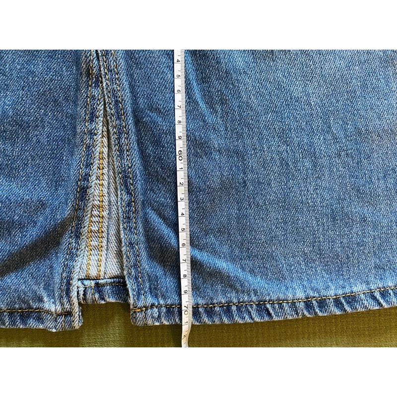 Váy jeans xẻ trước 523698
