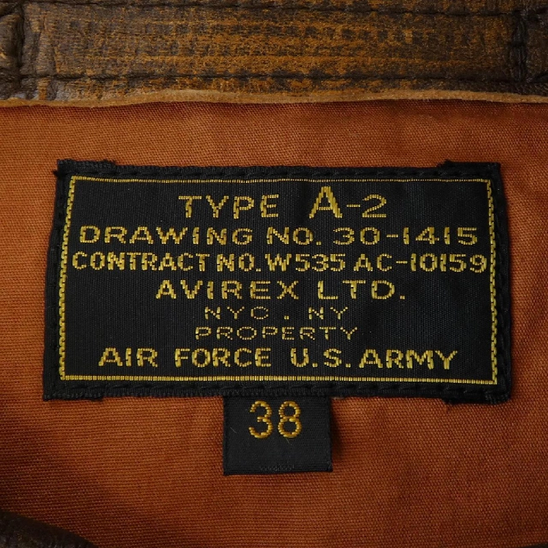 Áo khoác da AVIREX A-2 6151012 - Hàng hiệu Authentic 892615