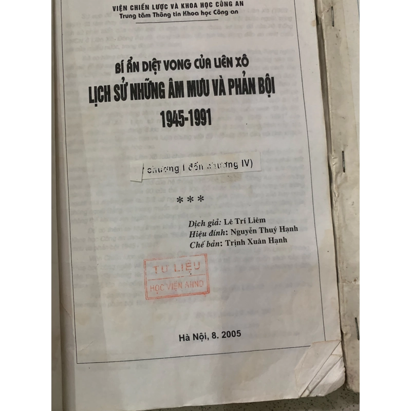 Bí ẩn diệt vong của Liên Xô - Lịch sử những âm mưu và phản bội 1945 - 1991 (tập 1 + 2) 277962