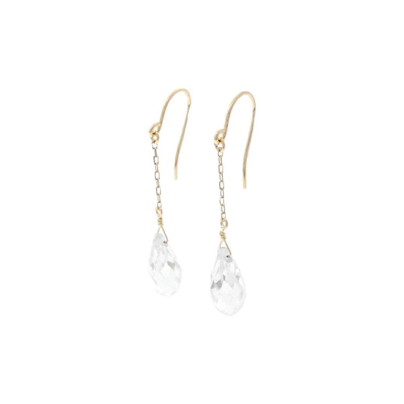 K18YG Cubic Bông tai - Hàng hiệu Chính hãng 875791