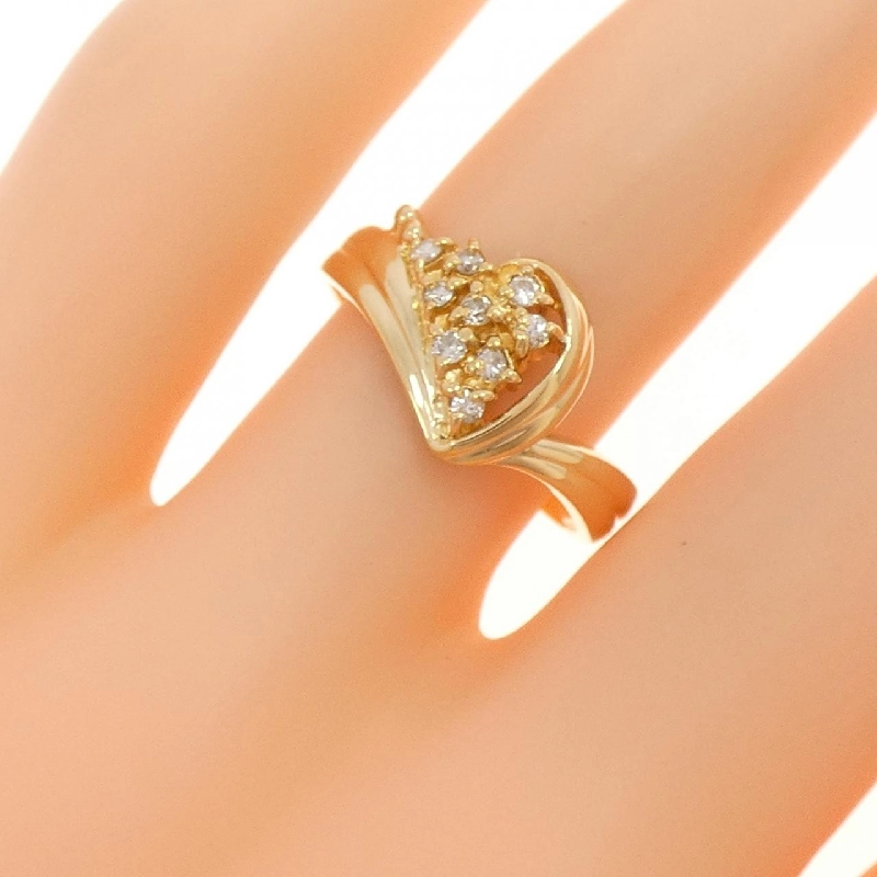 Nhẫn kim cương K18YG 0.11CT - Hàng hiệu Chính hãng 850347