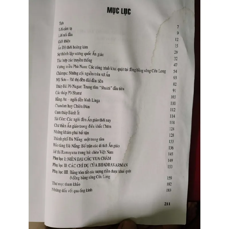 [Sách Cũ SCGR] NHỮNG DẤU VẾT VĂN HÓA ẤN ĐỘ TẠI VIỆT NAM - THÍCH TRÍ MINH (dịch) - 2012 - 212 trang ANTQ2308 LỊCH SỬ - CHÍNH TRỊ - TRIẾT HỌC 679448
