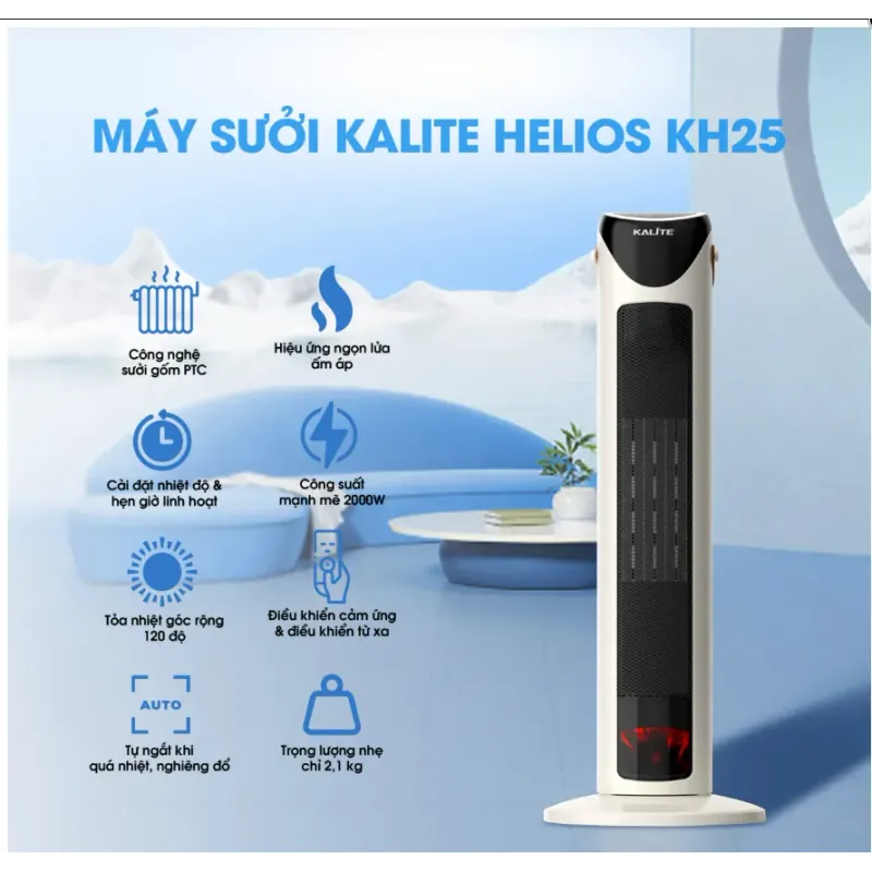 🏠 Kalite KH25 – Thiết kế hiện đại, nhỏ gọn, dễ đặt ở phòng khách hay phòng ngủ! 707691