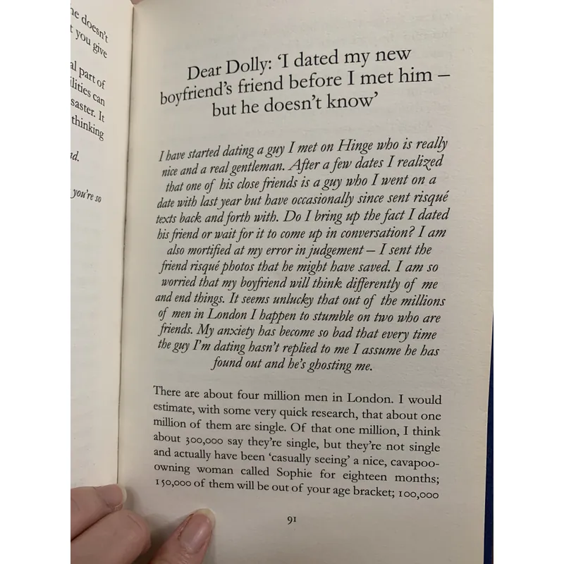 Dear Dolly: On Love, Life And Friendship sách bị MẤT BÌA NGOÀI 716257