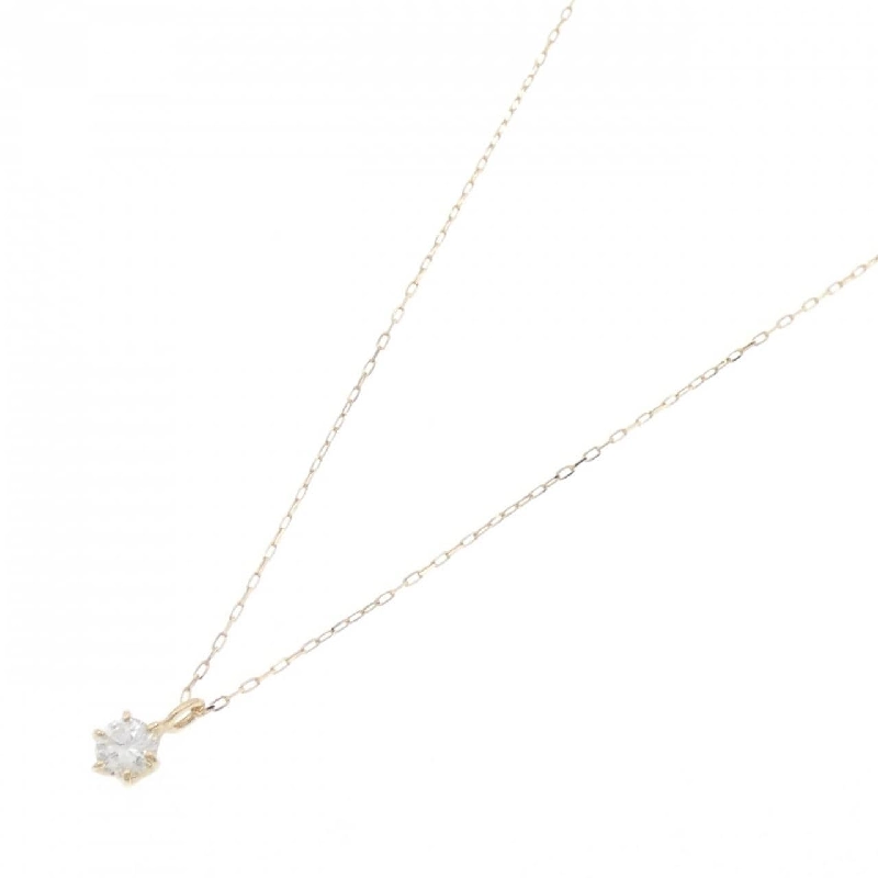 K18YG Solitaire Dây chuyền kim cương 0.15CT - Hàng hiệu Chính hãng 864830
