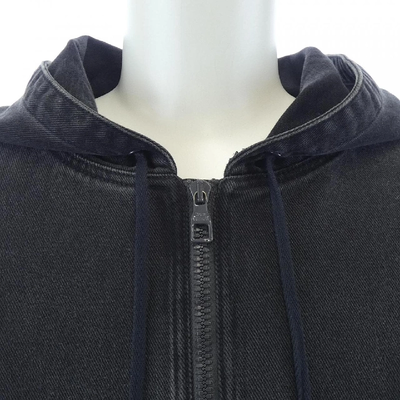 Louis Vuitton Áo khoác denim có mũ và dây đai HHA61WRDH - Hàng hiệu Chính hãng 894510