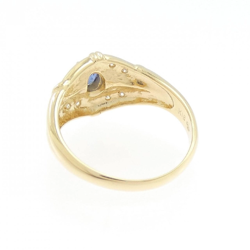 Nhẫn Sapphire K18YG 0.33CT - Hàng hiệu Chính hãng 850642