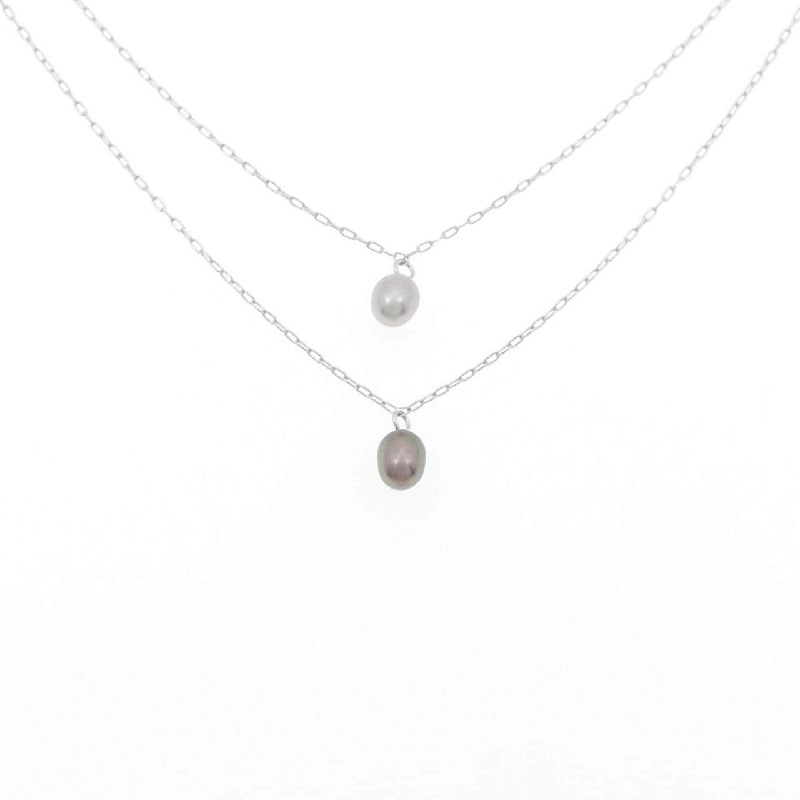 K14WG Ngọc trai đen dây chuyền - Hàng hiệu Chính hãng 860993