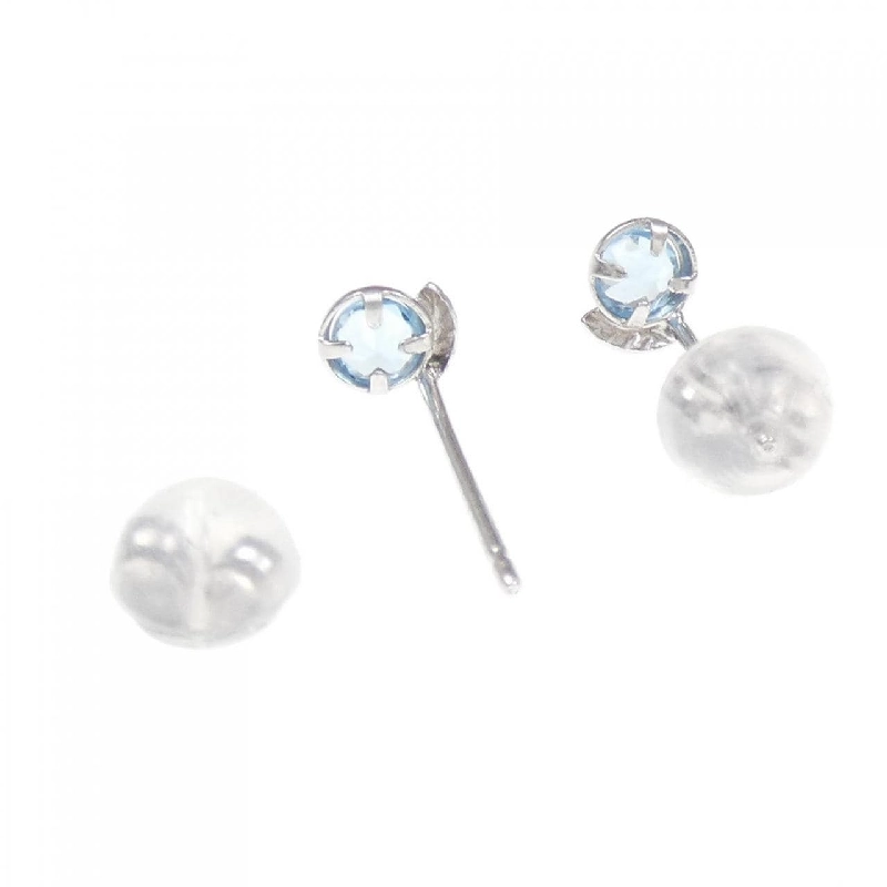 K14WG Bông tai Blue Topaz - Hàng hiệu Chính hãng 866465