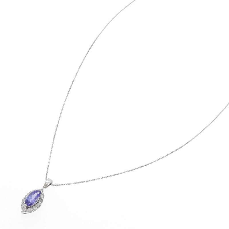 Dây chuyền Tanzanite PT900/PT850 0.65CT - Hàng hiệu Authentic 857009