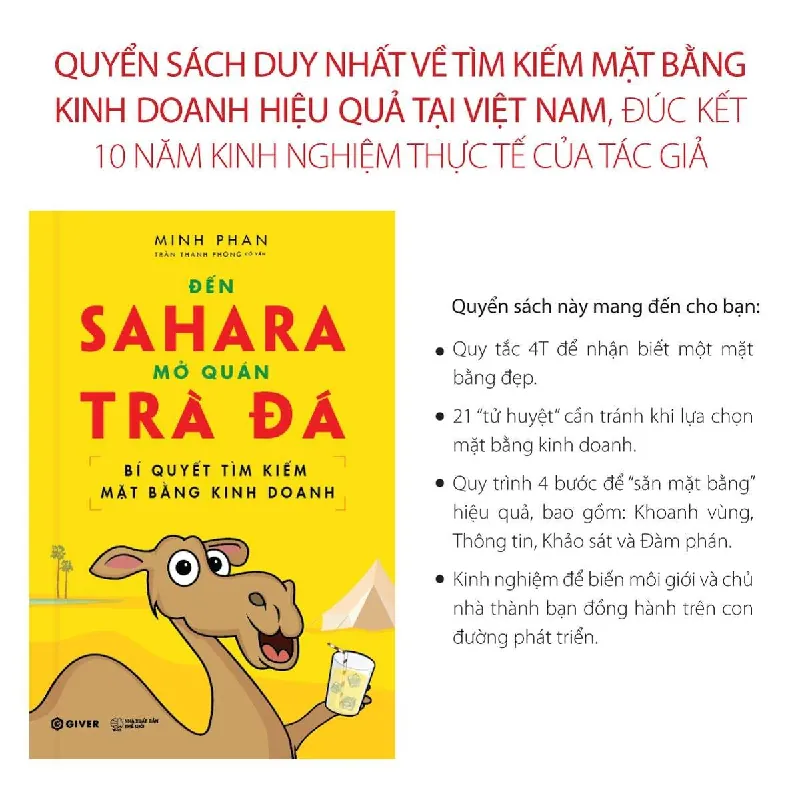 Đến Sahara Mở Quán Trà Đá - Minh Phan - GIVER BOOKS - MARKETING KINH DOANH 595442