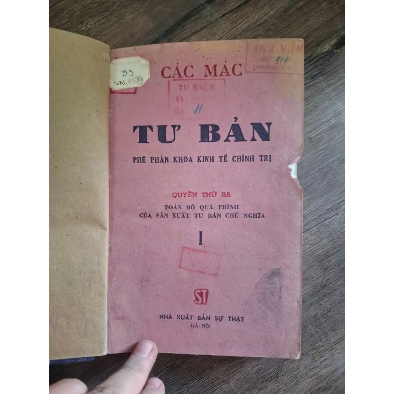 TƯ BẢN (Quyển Thứ Ba - Phần I) - CÁC MÁC 726453