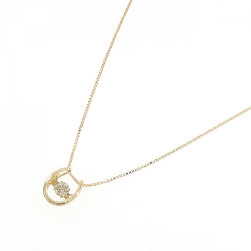 Dây chuyền kim cương K18YG 0.13CT - Hàng hiệu Authentic 860967