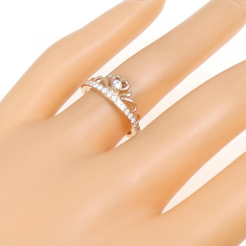 Nhẫn kim cương hình trái tim K18PG 0.075CT 672791