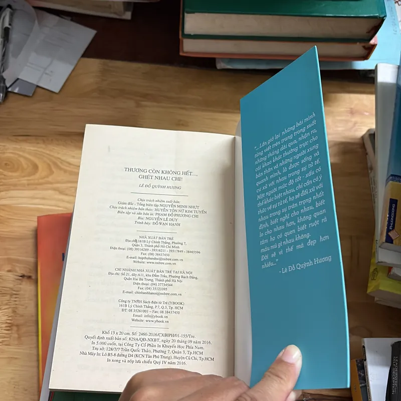 II Tản Văn: Thương Còn Không Hết… Ghét Nhau Chi! - Lê Đỗ Quỳnh Hương - 2016 702637