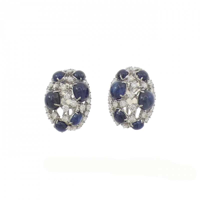 K18WG Sapphire Bông tai 9.71CT - Hàng hiệu Chính hãng 873544