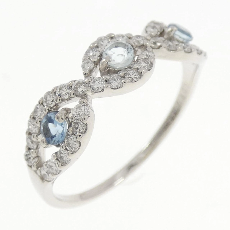 Nhẫn Aquamarine PT900 0.21CT 666803