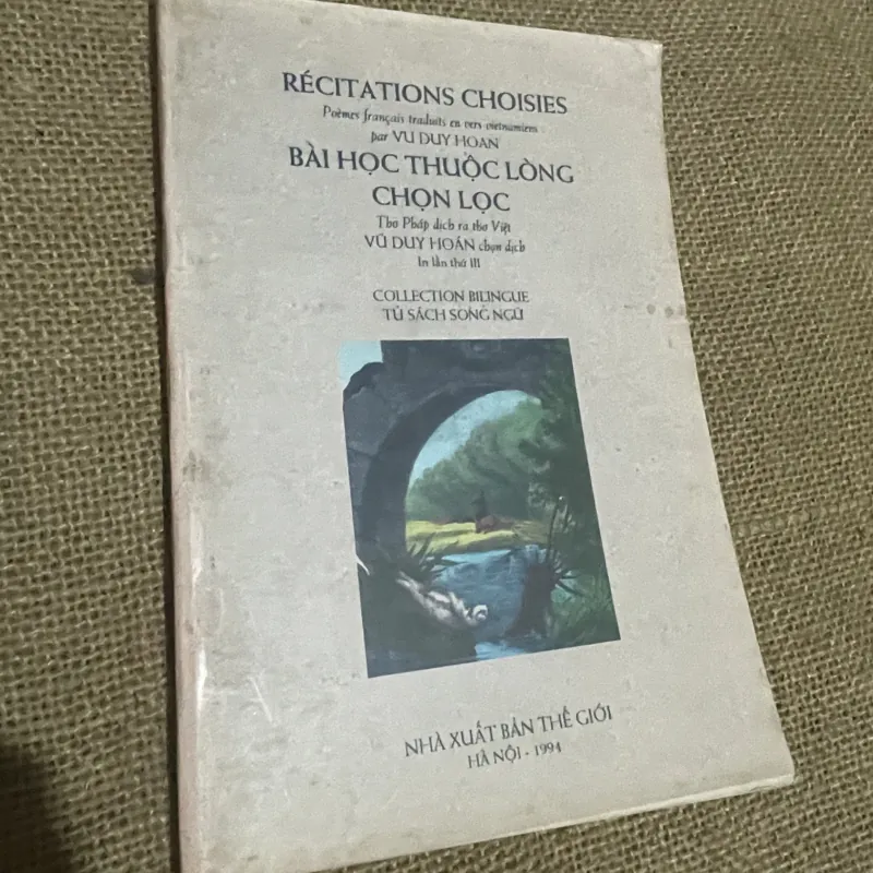 BÀI HỌC THUỘC LÒNG CHỌN LOC Thơ Pbáp dịch ra tiếng  Việt Vũ DUY HOÁN chọn dịch 760438