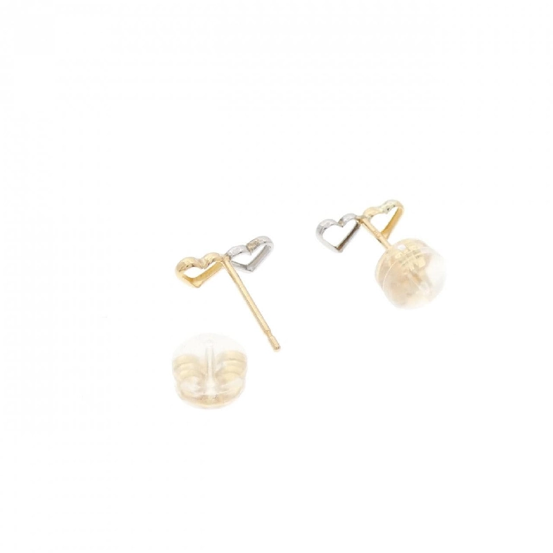 K18YG/PT Bông tai hình trái tim - Hàng hiệu Chính hãng 877200