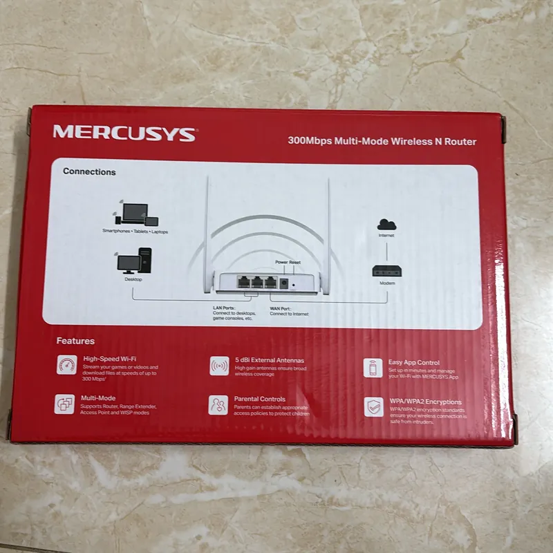 Router Wifi Mercusys MW302R Trắng Mới 575442