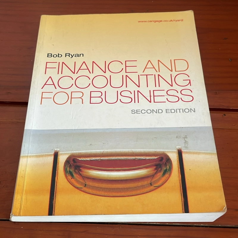Finance and accounting for business Bob Ryan 536829