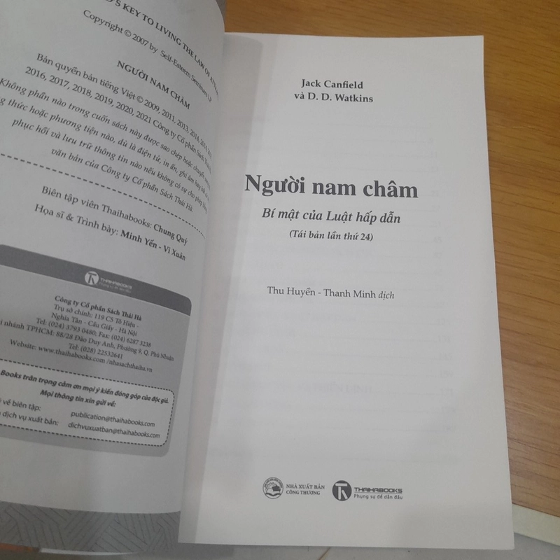 Jack Canfield và D.D. Watkins - NGƯỜI NAM CHÂM, bí mật của Luật hấp dẫn 358688