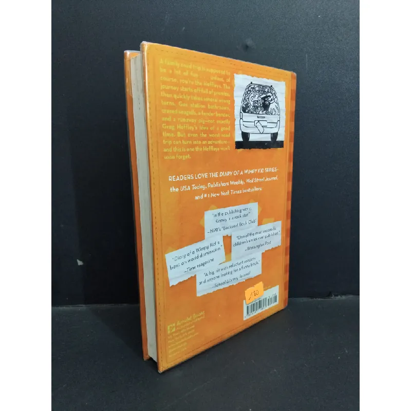 Diary of a wimpy kid 9 The long haul (bìa cứng) mới 80% bẩn bìa, ố nhẹ, có chữ viết trang đầu HCM1712 Jeff Kinney NGOẠI VĂN 355209