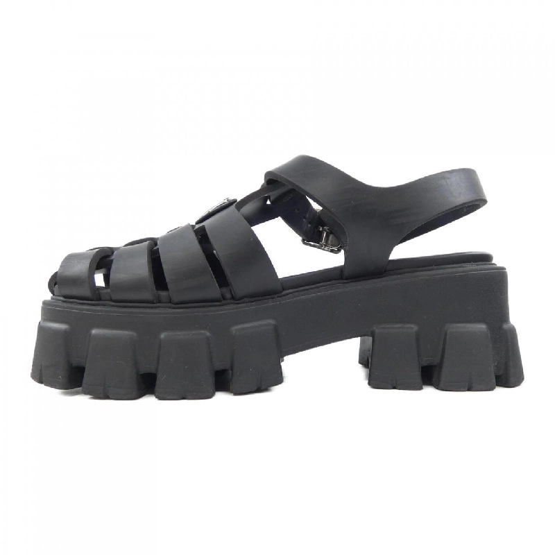 Giày sandal PRADA logo tam giác Monolith 1X853M bằng cao su - Hàng hiệu Chính hãng 828651