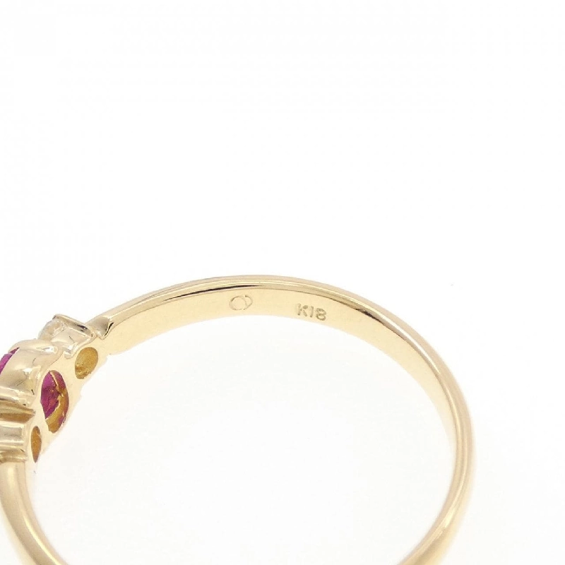 Nhẫn ngọc ruby tổng hợp Clé Sainver - Hàng hiệu Authentic 836847