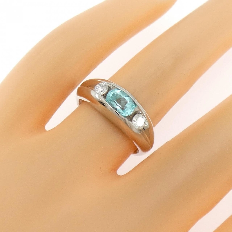 Nhẫn Paraiba Tourmaline PT900 0.618CT - Hàng hiệu Chính hãng 851246