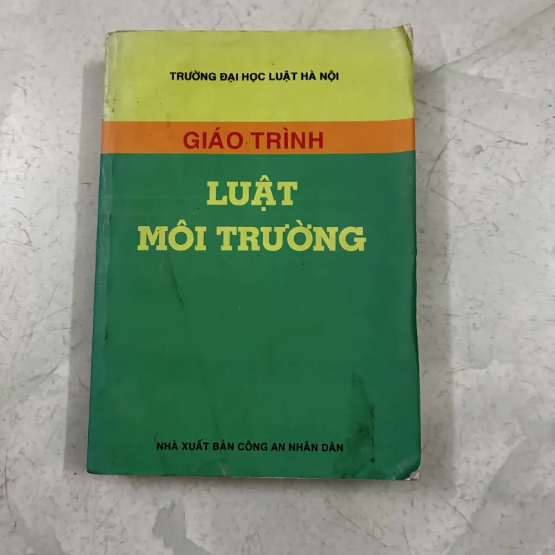 Giáo trình Luật môi trường 1011327