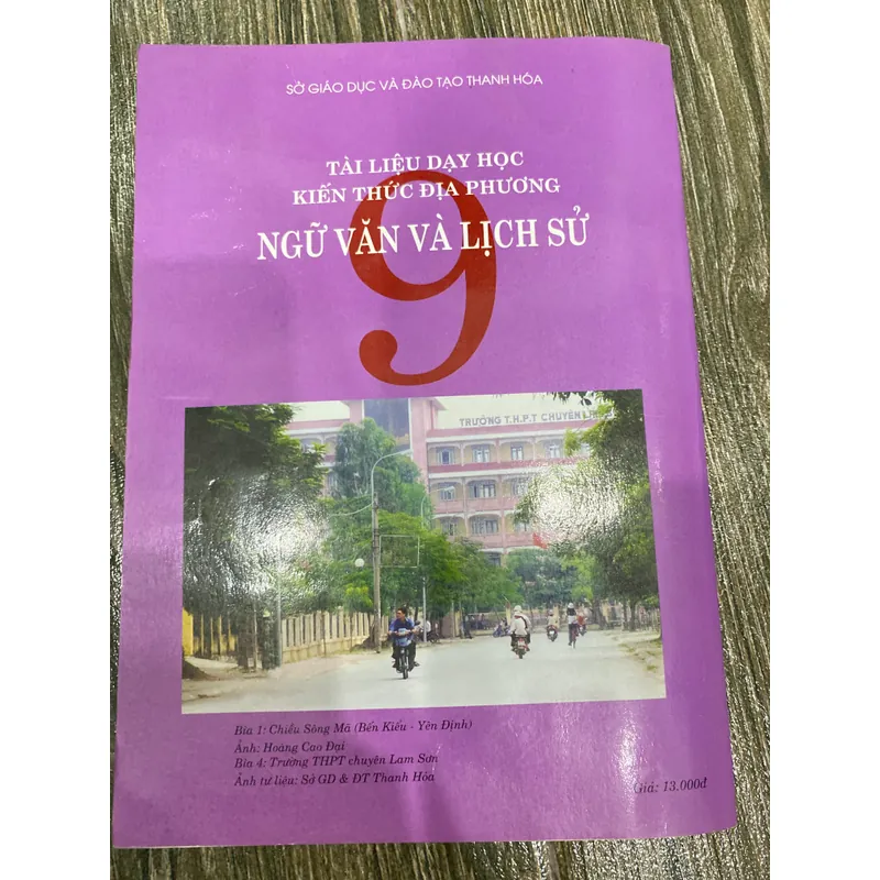 TÀI LIỆU DẠY HỌC VÀ KIẾN THỨC ĐỊA PHƯƠNG-THANH HOÁ**NGỮ VĂN VÀ LỊCH SỬ LỚP 9**TẶNG QUÀ 0Đ 606188