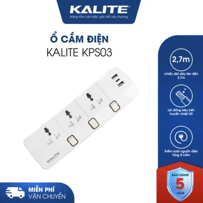 Ổ cắm điện thông minh KPS03 chính hãng, tiện lợi cho gia đình, văn phòng, mới 100% 572878