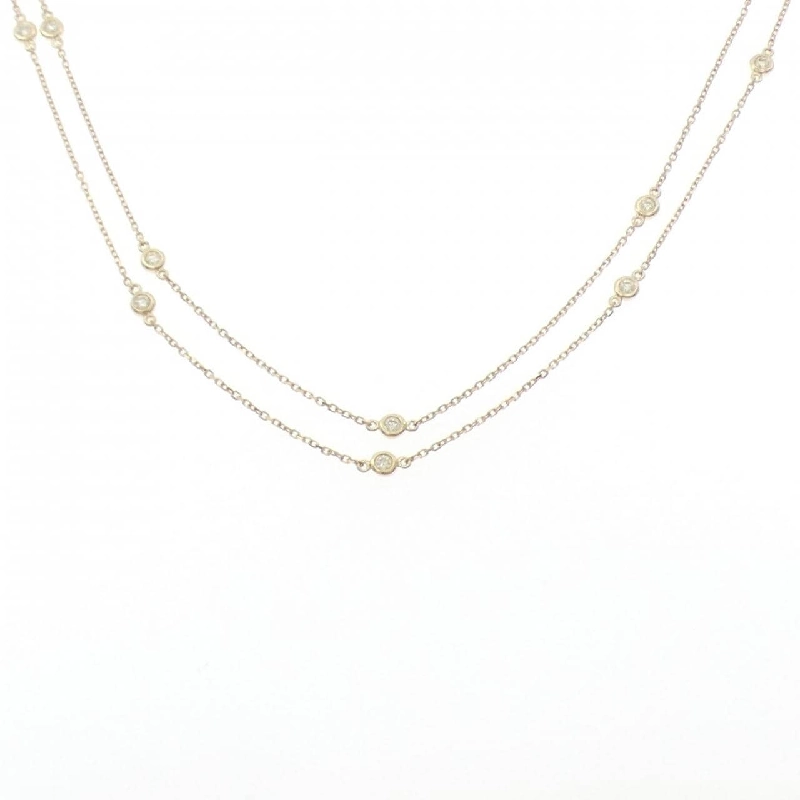 K18YG Dây chuyền kim cương 0.63CT - Hàng hiệu Chính hãng 845793